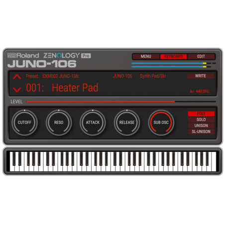 Logiciels instruments virtuels - Roland Cloud - JUNO-106 Extension