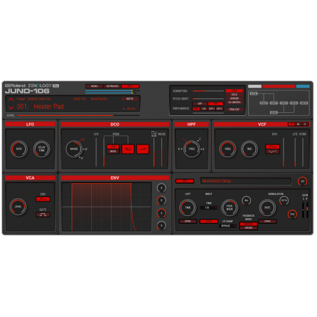 Logiciels instruments virtuels - Roland Cloud - JUNO-106 Extension