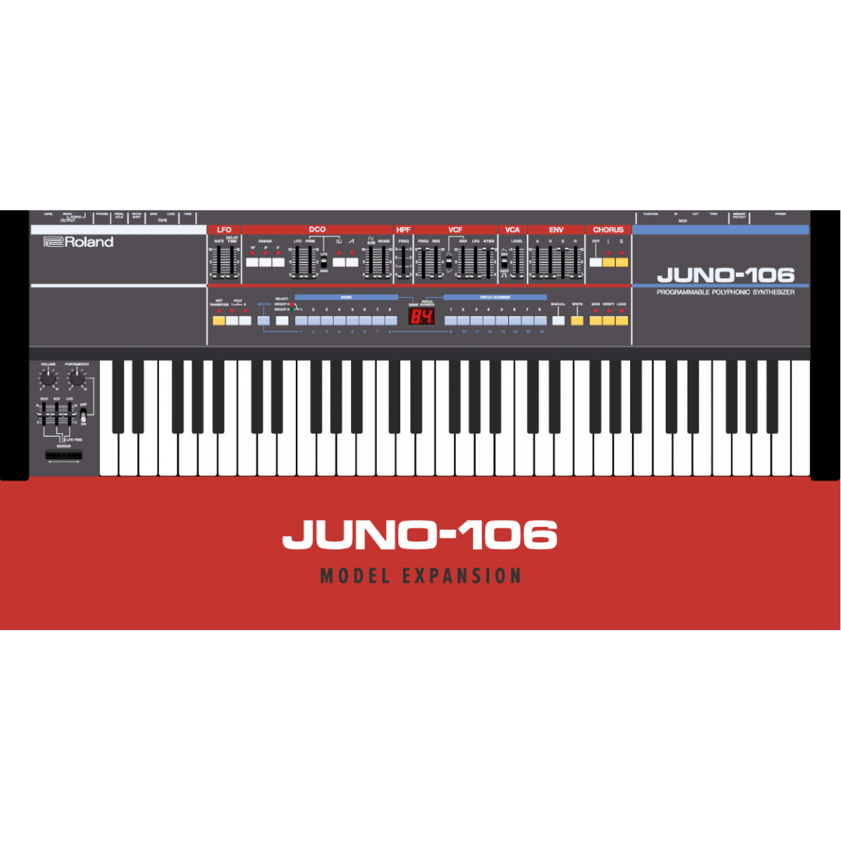 Logiciels instruments virtuels - Roland Cloud - JUNO-106 Extension