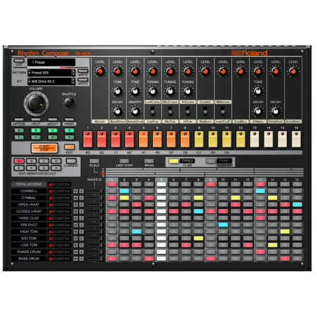 Logiciels instruments virtuels - Roland Cloud - TR-808