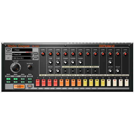 Logiciels instruments virtuels - Roland Cloud - TR-808