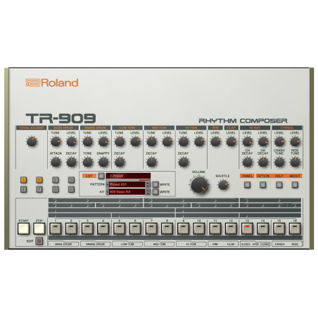 Logiciels instruments virtuels - Roland Cloud - TR-909