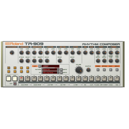 Logiciels instruments virtuels - Roland Cloud - TR-909