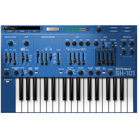 Logiciels instruments virtuels - Roland Cloud - SH-101