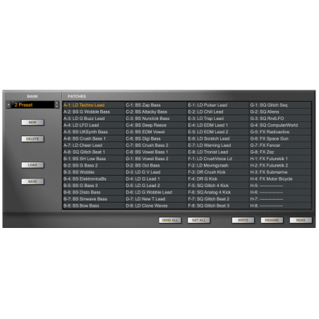 Logiciels instruments virtuels - Roland Cloud - SH-101