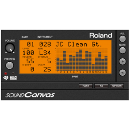 	Logiciels instruments virtuels - Roland Cloud - SOUND CANVAS