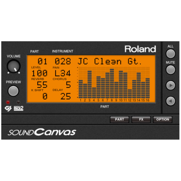 Logiciels instruments virtuels - Roland Cloud - SOUND CANVAS