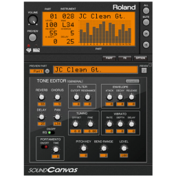 	Logiciels instruments virtuels - Roland Cloud - SOUND CANVAS