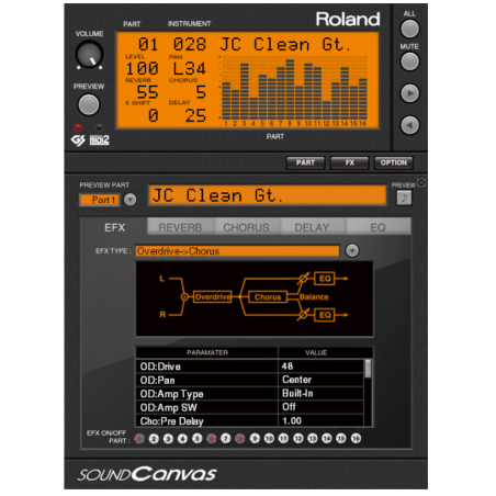 Logiciels instruments virtuels - Roland Cloud - SOUND CANVAS