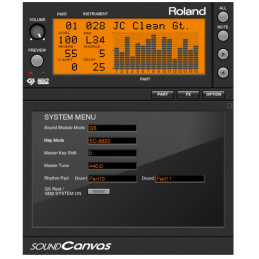 	Logiciels instruments virtuels - Roland Cloud - SOUND CANVAS