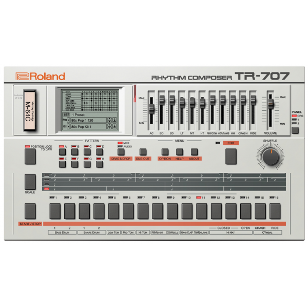 Logiciels instruments virtuels - Roland Cloud - TR-707