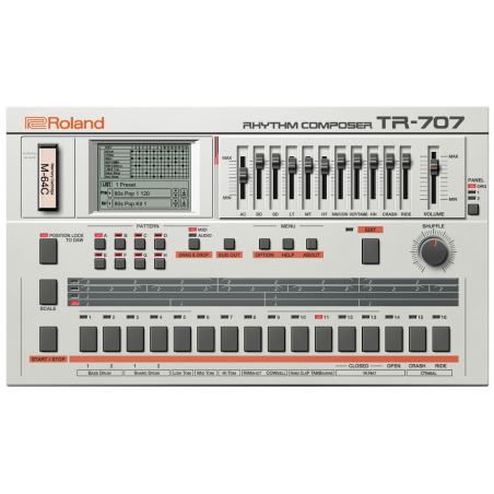 Logiciels instruments virtuels - Roland Cloud - TR-707