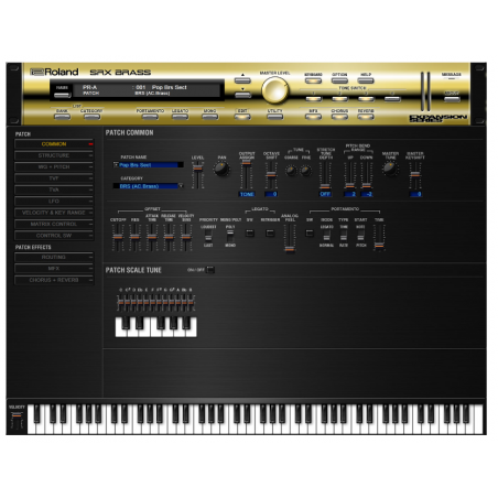 Logiciels instruments virtuels - Roland Cloud - SRX BRASS