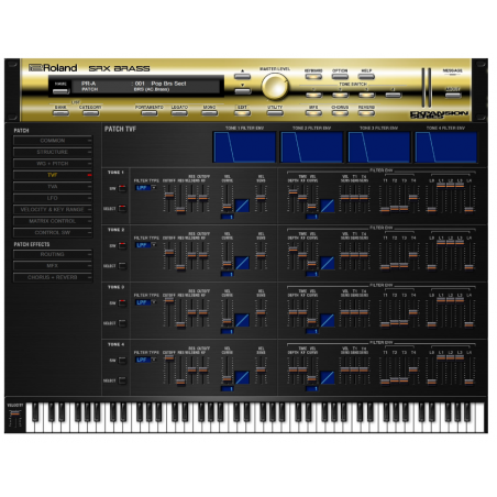 Logiciels instruments virtuels - Roland Cloud - SRX BRASS