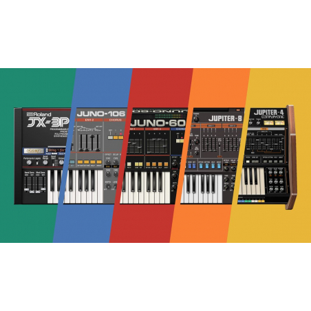 Logiciels instruments virtuels - Roland Cloud - Collection Polysynth Analog