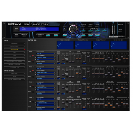 Logiciels instruments virtuels - Roland Cloud - SRX DANCE TRAX