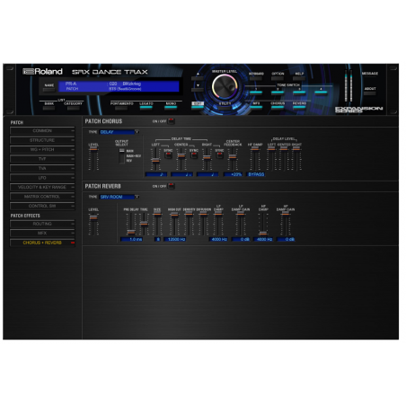 Logiciels instruments virtuels - Roland Cloud - SRX DANCE TRAX