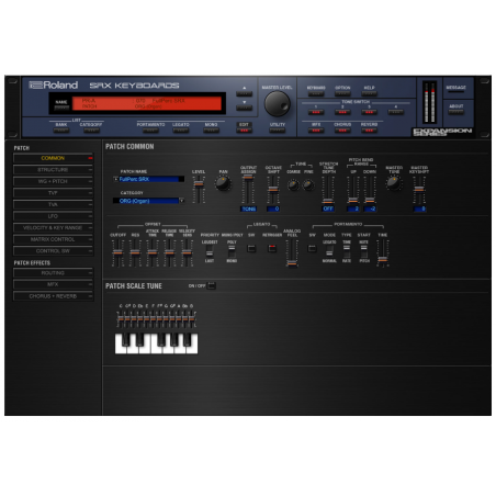 Logiciels instruments virtuels - Roland Cloud - SRX KEYBOARDS