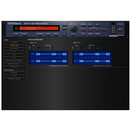 Logiciels instruments virtuels - Roland Cloud - SRX KEYBOARDS
