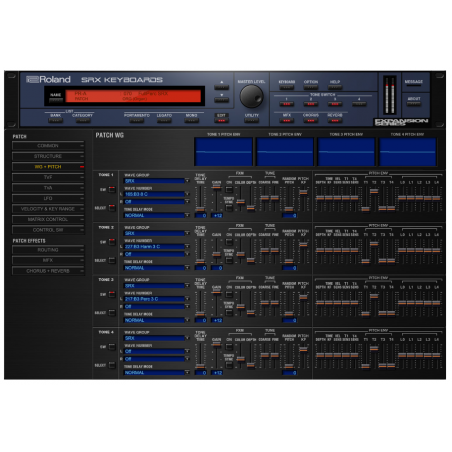 Logiciels instruments virtuels - Roland Cloud - SRX KEYBOARDS