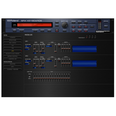 Logiciels instruments virtuels - Roland Cloud - SRX KEYBOARDS