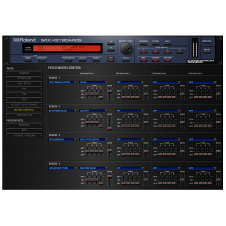 Logiciels instruments virtuels - Roland Cloud - SRX KEYBOARDS