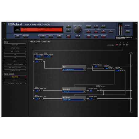 Logiciels instruments virtuels - Roland Cloud - SRX KEYBOARDS