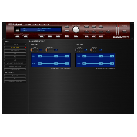 Logiciels instruments virtuels - Roland Cloud - SRX ORCHESTRA