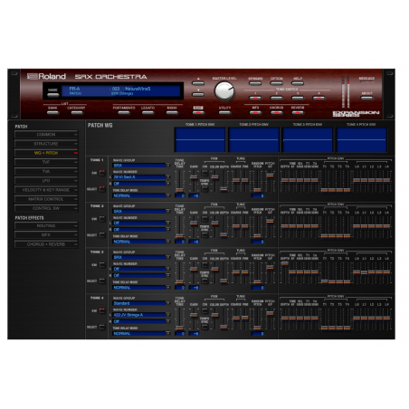 Logiciels instruments virtuels - Roland Cloud - SRX ORCHESTRA