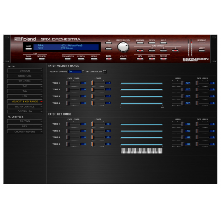 Logiciels instruments virtuels - Roland Cloud - SRX ORCHESTRA