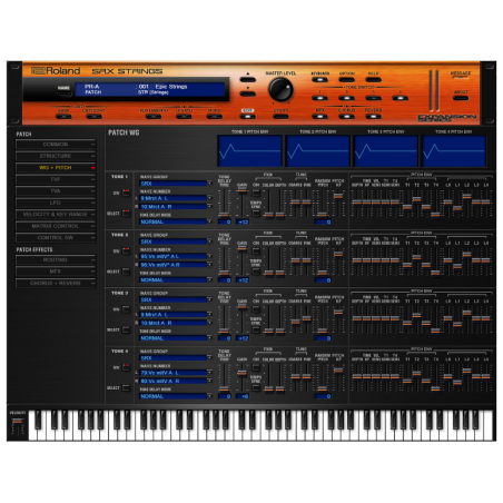 Logiciels instruments virtuels - Roland Cloud - SRX STRINGS