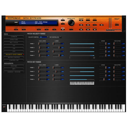 Logiciels instruments virtuels - Roland Cloud - SRX STRINGS