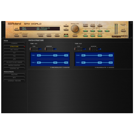 Logiciels instruments virtuels - Roland Cloud - SRX WORLD