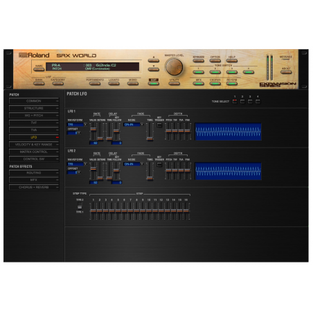 Logiciels instruments virtuels - Roland Cloud - SRX WORLD