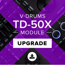 	Logiciels instruments virtuels - Roland Cloud - TD-50X Upgrade