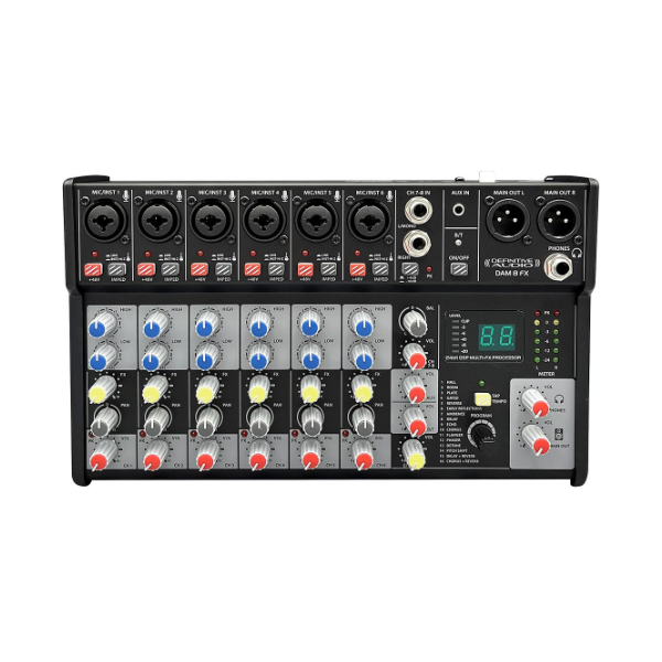 Consoles analogiques - Definitive Audio - DAM 8 FX Consoles analogiques - Definitive Audio - DAM 8 FX