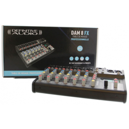 	Consoles analogiques - Definitive Audio - DAM 8 FX