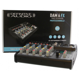 	Consoles analogiques - Definitive Audio - DAM 6 FX