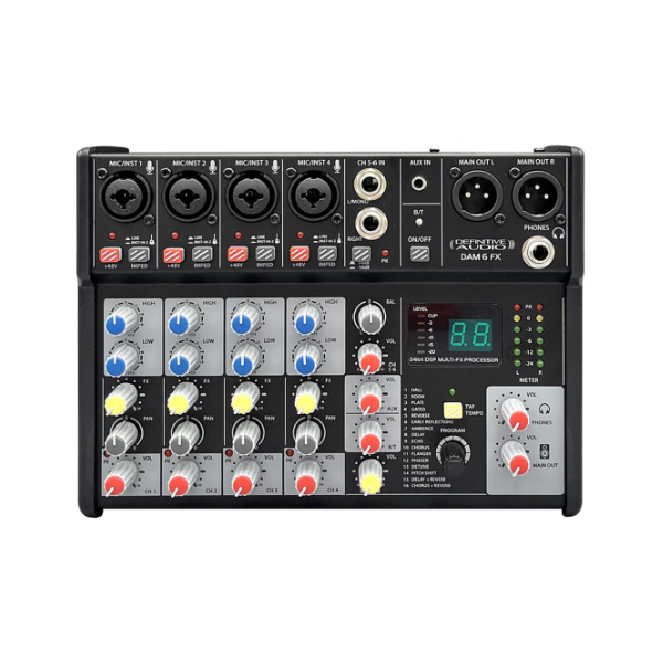 Consoles analogiques - Definitive Audio - DAM 6 FX Consoles analogiques - Definitive Audio - DAM 6 FX