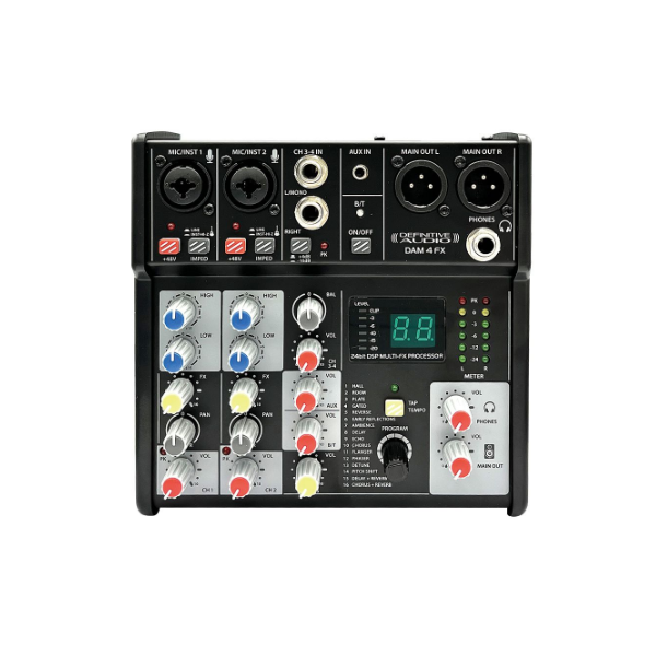 Consoles analogiques - Definitive Audio - DAM 4 FX Consoles analogiques - Definitive Audio - DAM 4 FX