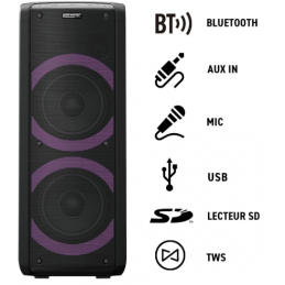 	Enceintes Bluetooth Portables - Power Acoustics - Sonorisation - GOFUN 100
