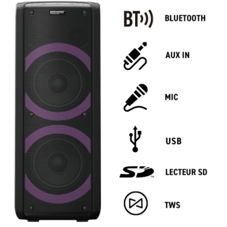 Enceintes Bluetooth Portables - Power Acoustics - Sonorisation - GOFUN 100