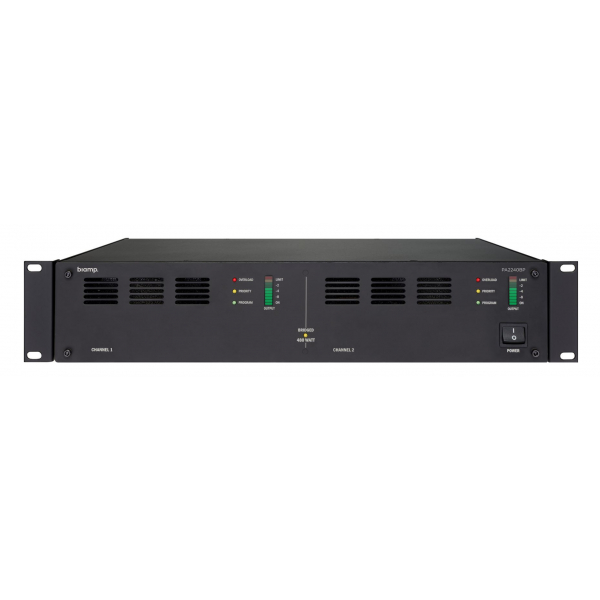 Ampli ligne 100V - Biamp Systems - PA2240BP