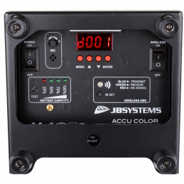 	Projecteurs sur batteries - JB Systems - ACCU COLOR-BLACK