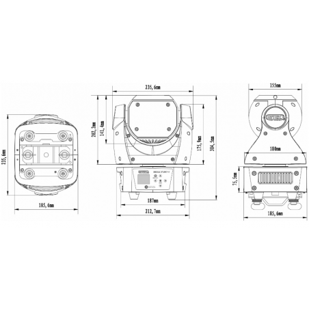 Lyres beam - BriteQ - BEAM FURY-1