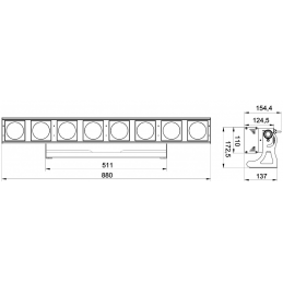 	Barres led RGB - BriteQ - Powerpixel8-RGB