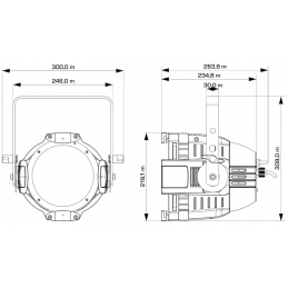 	Lumières noires - BriteQ - LED UV-GUN 100W