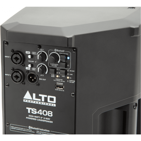 Enceintes amplifiées bluetooth - Alto Professionnal - TS408
