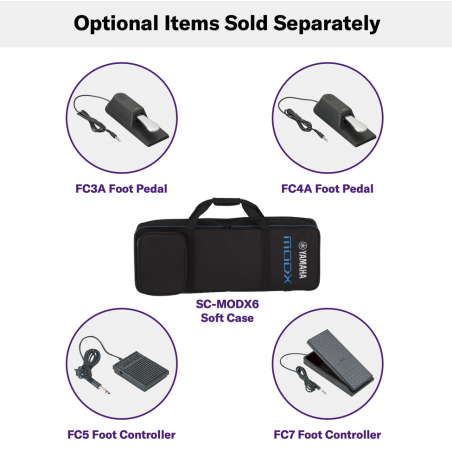 Synthé numériques - Yamaha - MODX6 +