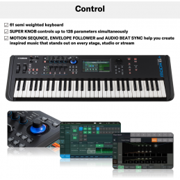 	Synthé numériques - Yamaha - MODX6 +